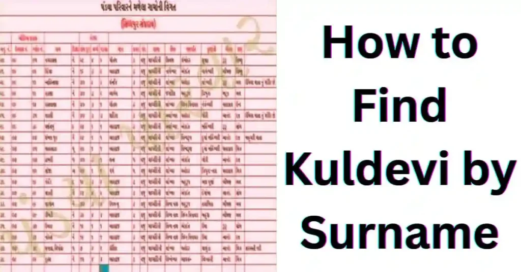 How to Find Kuldevi by Surname