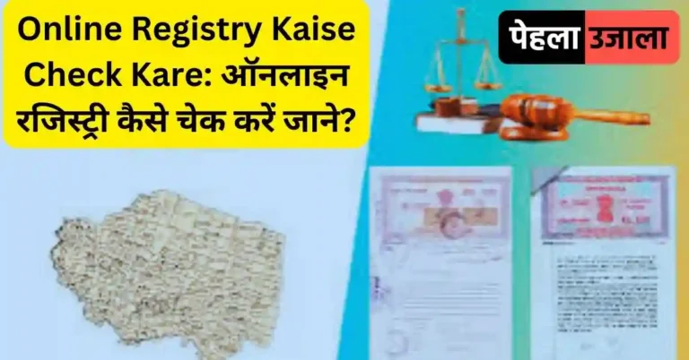 Online Registry Kaise Check Kare: ऑनलाइन रजिस्ट्री कैसे चेक करें?